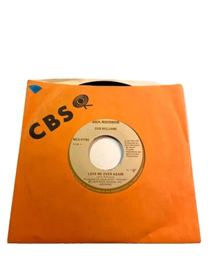 Don Williams- 'Love me over again' & 'Circle Driveway' 7" 45 RPM (#333) - Image 1 of 3