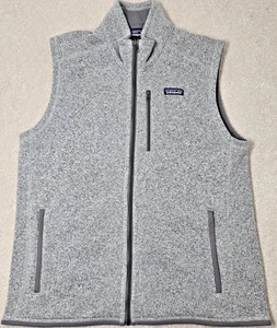 patagonia vest mens XL gray better sweater fleece sherpa lined 3 pocket warm - Picture 1 of 13