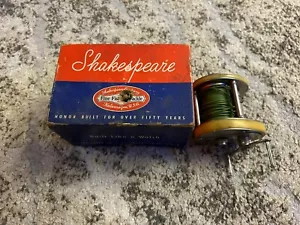 Mulinello da pesca vintage The Shakespeare President #1970 modello FK Baitcast + uomo scatola - Foto 1 di 6