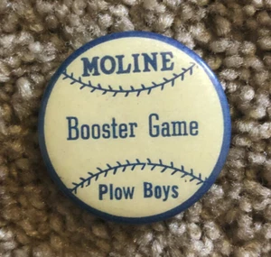 1930's Moline Plow Boys - Minor League Baseball Pinback - Picture 1 of 2