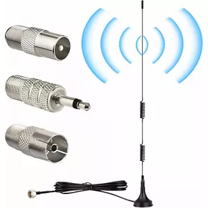 Antenna radio FM DAB FM 7dBi con cavo 3m e base magnetica per radio digitale - Foto 1 di 9