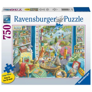 750pc Ravensburger The Bird Watchers Family/Teens Jigsaw Puzzle Game 80x60cm - Picture 1 of 3