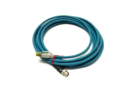Keyence OP-88665 Ethernet Connection Cable M12 X-Coded 8-Pin to RJ45 - Image 1 of 4