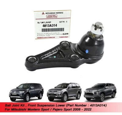 Ball Joint Front Suspension Lower 4013A314 Fit Montero Pajero Sport 08 - 22 - Image 1 of 4