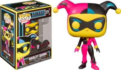 Harley Quinn Funko Pop! Vinyl Blacklight #371 Batman Foto 1 de 3