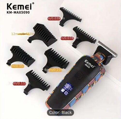 Kemei5090 Professional Barber Hair Clipper/Trimmers/edgers with Digital Display