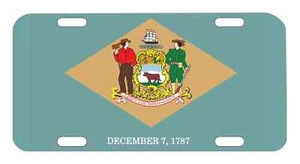 Etiqueta automática de la bandera del estado de Delaware - Imagen 1 de 1