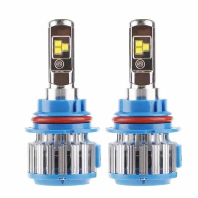2X T1 H4 HB2  HiLo Turbo LED Headlight Conversion Kit Canbus Conversion Kit 80W - Image 1 of 4