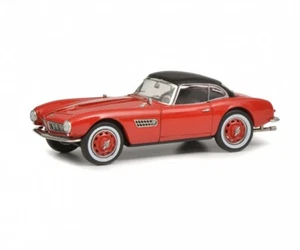 Schuco BMW 507 with hardtop red black 1:43 450218600 - Picture 1 of 1