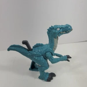 Mattel 2015 Imaginext (CDX08) Raptor Dinosaur 4" High Action Figure Works - Picture 1 of 8