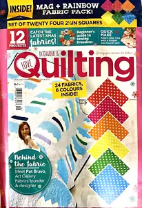 Love Patchwork & Quilting Magazin #116 2022 | Mag + Regenbogen Stoffpackung - Bild 1 von 1