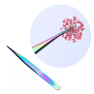 Rhinestones Tools Hair Tweezers Stainless Steel Tweezers Metal Tweezers - Picture 1 of 12
