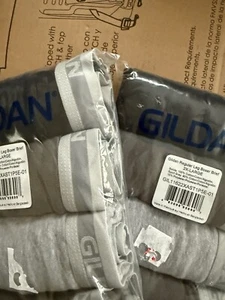 NEW 2X 5 Pack Gildan Boxer Briefs Mens 2XL Gray Black Underwear Regular Cotton - Picture 1 of 15
