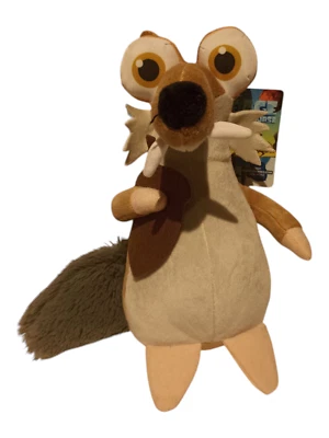 Ice Age Kollision voraus Scrat Plüsch Eichhörnchen 33cm Stofftier mit Etikett  D - Bild 1 von 3