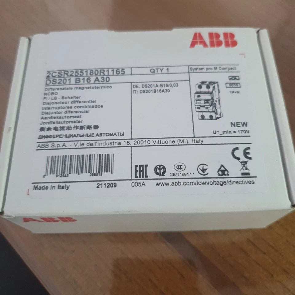 FI/ LS Schalter DS201 B16 A30 neu - Bild 1 von 1