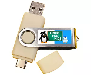 Linux for Kids - Children Student Education Digital School OS for PC USB Stick - Picture 1 of 18