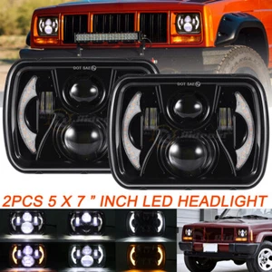 For Ford E-150 E-250 E-350 H6054 7x6" LED Headlight Sealed Beam Square Lamp Pair - Picture 1 of 12