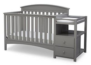 delta crib grey