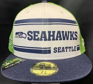 New Era 59Fifty NFL Seattle Seahawks 1976 Onfield Headwear Fitted Hat Size 7 5/8 - Bild 1 von 7