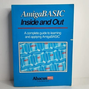 AmigaBASIC Inside and Out Vintage Computing Abacus Data Becker Book 1988 - Picture 1 of 11