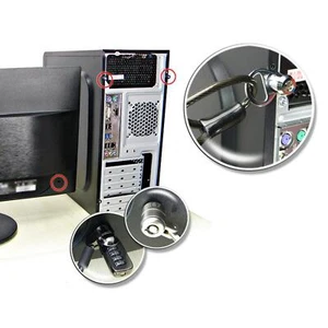 Desktop Computer Hosting Chassis Lock Professional Durable with Key Portable - Picture 1 of 5
