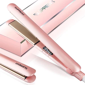 Hair Straightener 1 Inch Flat Iron- 2-In-1 Ceramic Straightens & Curls for Trave - Picture 1 of 6