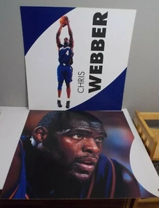 Enorme lotto insegne da esposizione Washington Wizards basket Chris Webber - Foto 1 di 3