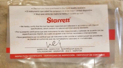 0-6" Starrett Dial Caliper .001" Graduation #3202-6 with Case NEW - Image 1 of 4