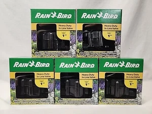 5 Rain Bird Sprinkler Valves - 1" In-Line Irrigation Valve CP100 - Picture 1 of 6