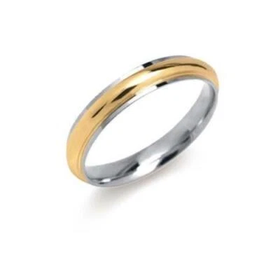 Alianza UNOAERRE Andrómeda en Oro Amarillo y Blanco 18 KT Foto 1 de 2