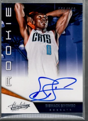 B3765- 2012-13 Absolute #159 Bismack Biyombo RC Auto /249 - NM-MT (ROOKIE CARD) - Image 1 of 2