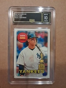 2018 Topps Heritage AARON JUDGE All Star Rookie Cup 25 bowman Yankees GMA 10 GEM - Picture 1 of 4