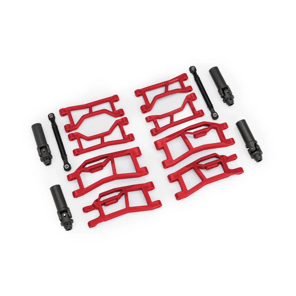 Traxxas Mini Maxx/Mini XRT Widemaxx HD Suspension Kit (Red) (10790-RED) - Image 1 of 1