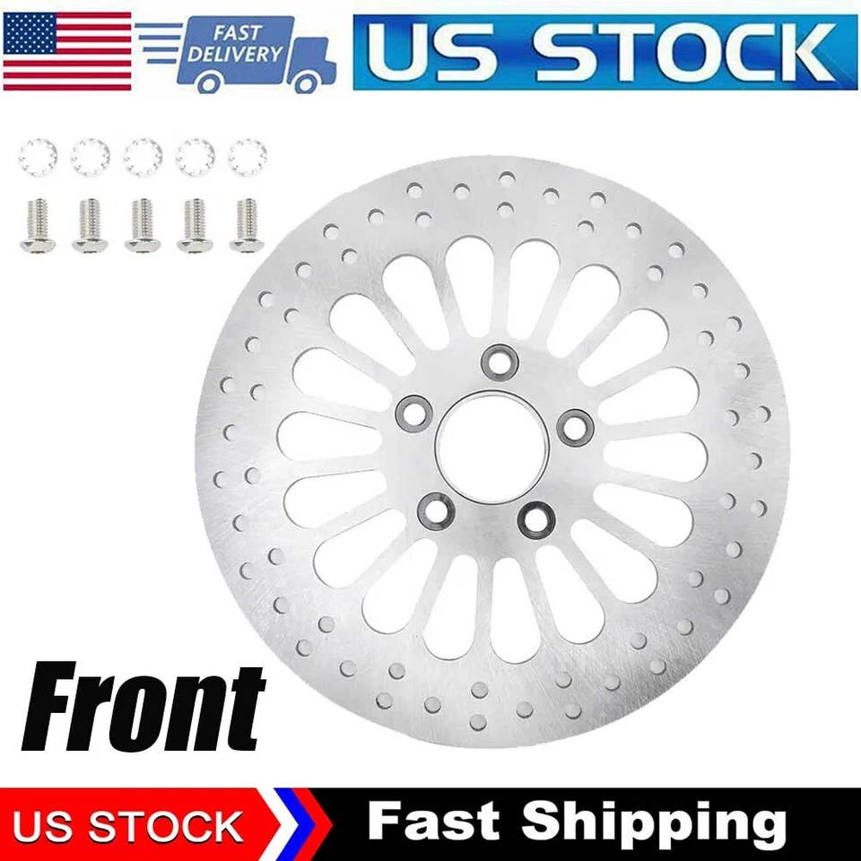 11.5" Front Brake Rotor for Harley Touring Electra Glide Heritage Softail Dyna Foto 1 de 4