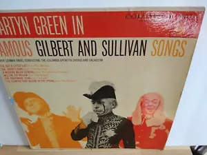 COLLECTIBLE AUDIO Record FAMOUS GILBERT & SULLIVAN SONGS Martyn Green/ Columbia - Foto 1 di 1