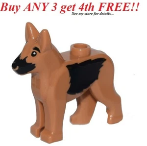 ☀️NEW LEGO Minifigure Mini Figure Minifig Animal Pet Dog German Shepherd - Picture 1 of 2