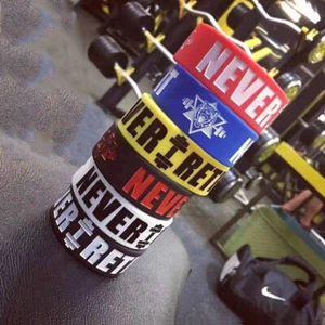 Personalized 19MM Silicone Bracelets - Custom Text/Logo Engraved Rubber Bands - Picture 1 of 27