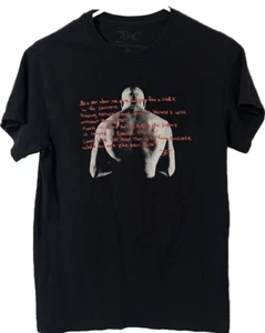 Camiseta 2Pac La Rosa Que Creció Del Poema Concreto Talla Pequeña/Mediana - Imagen 1 de 4