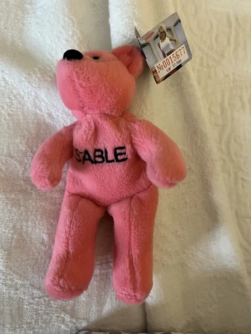 Vintage Kane WWF Attitude Bears Plush Beanie Bear Doll Figure WWE With Tags Cover