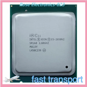 E5-2650 Intel Xeon V2 Processor 2.6GHz 8 core 95w SR1A8 4000MHz LGA 2011 CPU - Picture 1 of 3