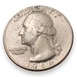 *DISCOUNT* 1966 QUARTER ERROR After 66/A In America And A In Dollar - Picture 1 of 2