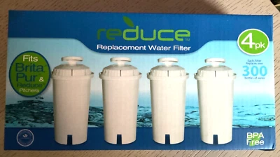 Reduce Replacement Pitcher Filters 4 pk Fits Brita Pur & Reduce Pitchers - Image 1 of 2