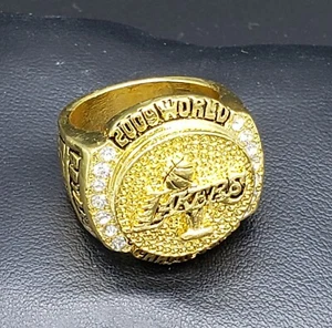 KOBE BRYANT LOS ANGELES LAKERS REPLICA 2009 NBA CHAMPIONSHIP RING SIZE 9 NEW - Picture 1 of 7