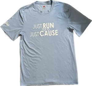 JUST RUN FOR A CAUSE HANES COOL DRY SZ:M KINGSLAND BAPTIST CHURCH ACTIVITY PROMO - Picture 1 of 5