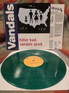 Vandals Hitler Bad, Vandals Good Green Vinyl Record LP - Picture 1 of 5