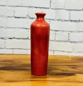 Gefärbte Onyxvase, schöne rote Blumenvasen, Kristallmittelstück, 12 Zoll - Bild 1 von 10