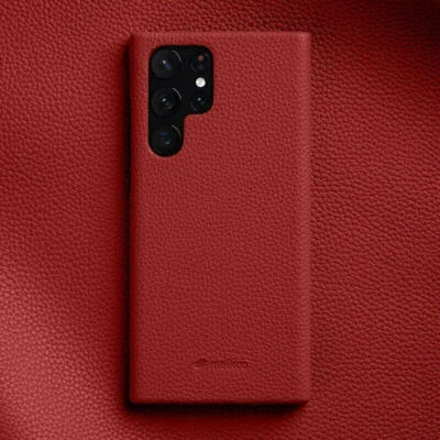 Funda de cuero genuino Melkco original para Samsung Galaxy S24 Ultra S23 cubierta retro Foto 1 de 4