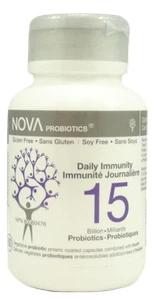 NOVA PROBIOTICS Multi-Strain DAILY IMMUNITY 15 Billion Probiotics per Capsule - Bild 1 von 4