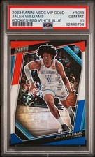 2023 National Convention Jalen Williams RED WHITE BLUE Prizm RC 11/15 PSA 10