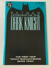 Batman: Legends of the Dark Knight #1(1989-DC) NM- Blue Cover- Shaman Storyline